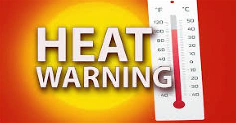 smoke and heat warning issued